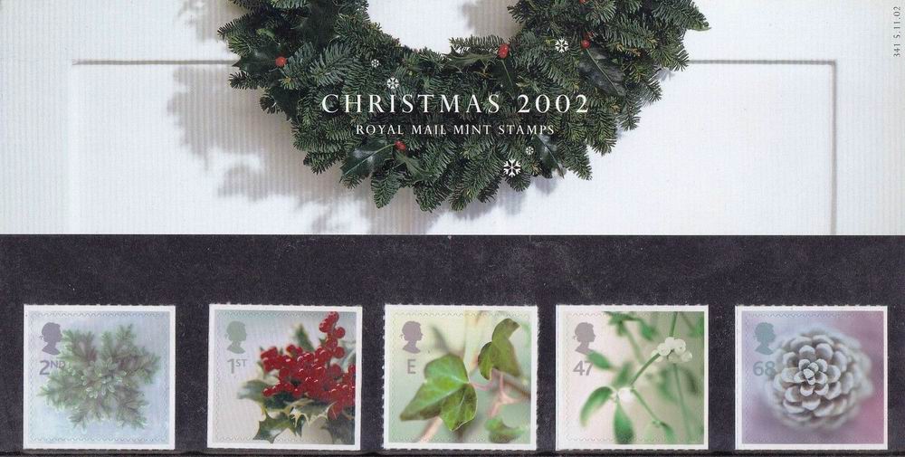 (image for) Great Britain 2002 Stamps Christmas 2002 Presentation Pack MNH